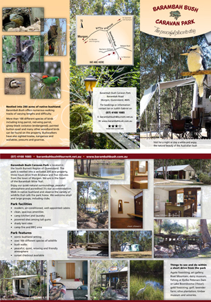 Barambah Bush Caravan Park brochure